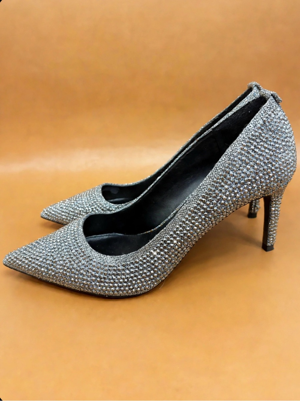 MICHAEL Michael Kors Alina Flex Crystal Rhinestone Pump Heels 7